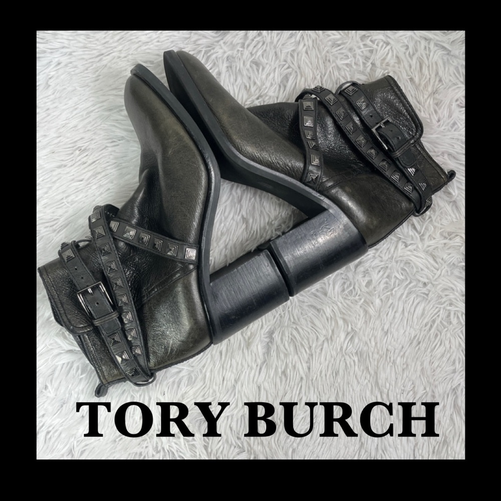 TORY BURCH HASTING STUDDED BOOTS